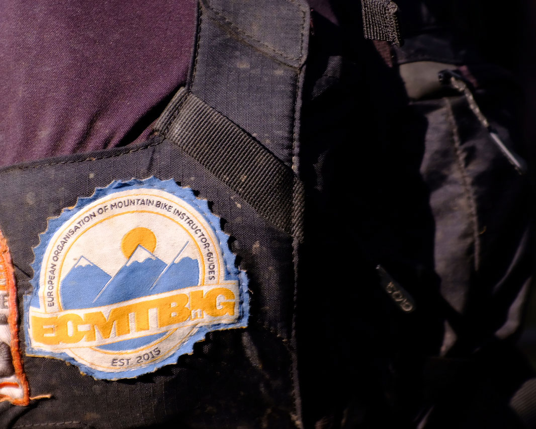 Logo design for European Organisation of Mountain Bike Instructor-Guides